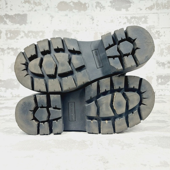 NEW Sincerely Jules Heaven Platform Black Buckle Lug Sandals H669 - Picture 7 of 12